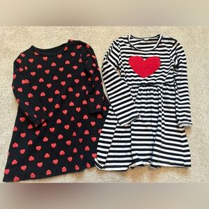 2 heart dresses